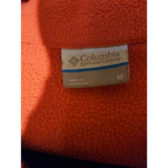 Columbia Pink Fleece Jacket Size M  (3231) - Picture 3 of 4